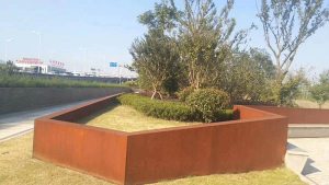 顺德耐候钢挡土墙